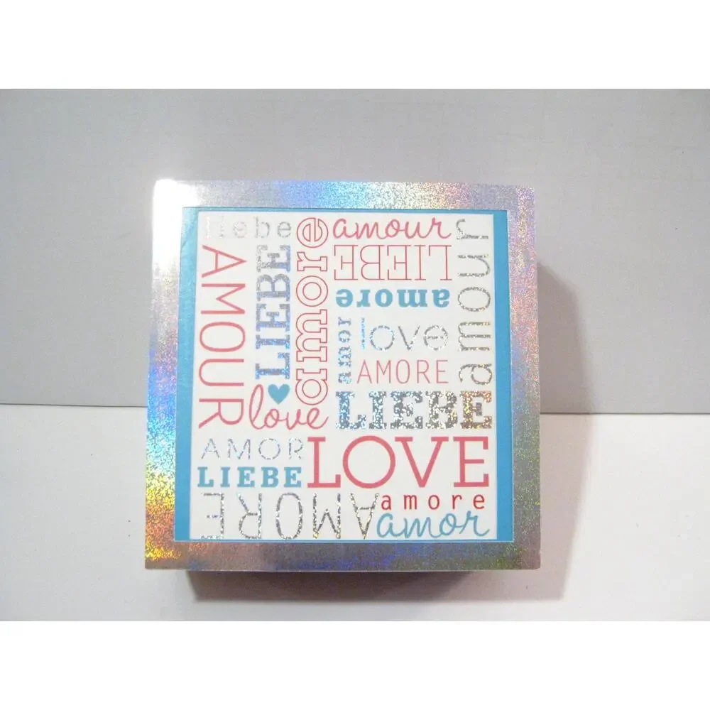 Double message Shelf Tabletop Wood Box Sign Home Office Students Dorm Nursery